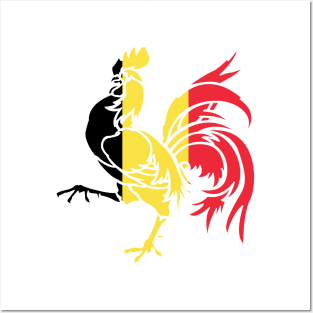 Belgium Rooster Posters and Art